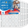 Filters 11 AIRX Air Conditioner FILTERS FPR Pleated USA AIR. MPR by HVAC MPR 12x20x1 Premium 6 Electrostatic WICKED & to Made MERV Air Filter Filter 7 Pack Comparable 1000, CLEAN 1200 Furnace 12x20x1