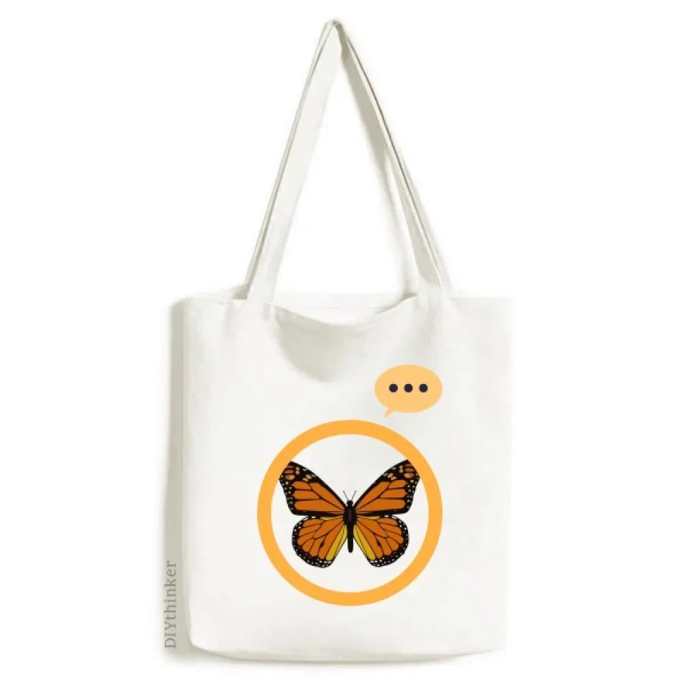 in Orange Sack Canvas Shoulder Expression Tote Bag Specimen