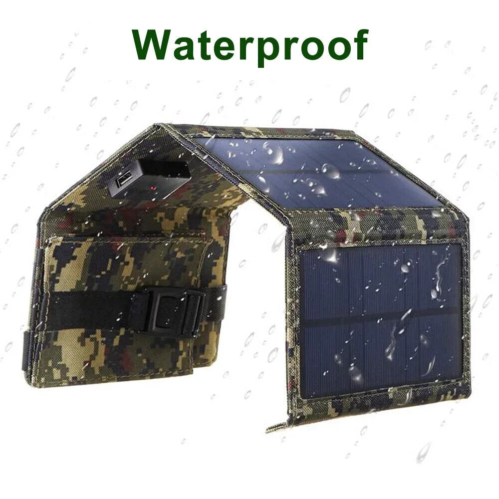 Portable Hiking Phone Battery Rechargeable USB Camping grade Foldable Panel Solar 80W Charger High OnemayshipOnemayship exterior