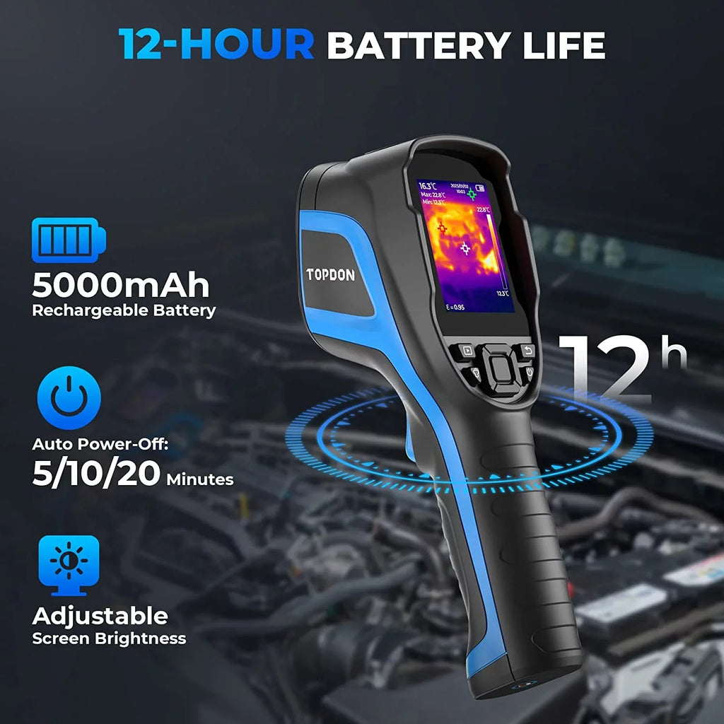 Resolution x -4°F~1022°F Imaging 256 Camera Thermal Infrared Thermal TC005 IR Handheld 192 Dual-Camera Imager High TOPDON