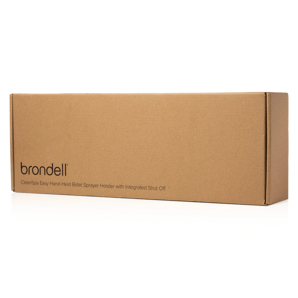in Bidet Easy Sprayer Shut with CleanSpa Hand-Held Integrated Brondell Holster Silver off and