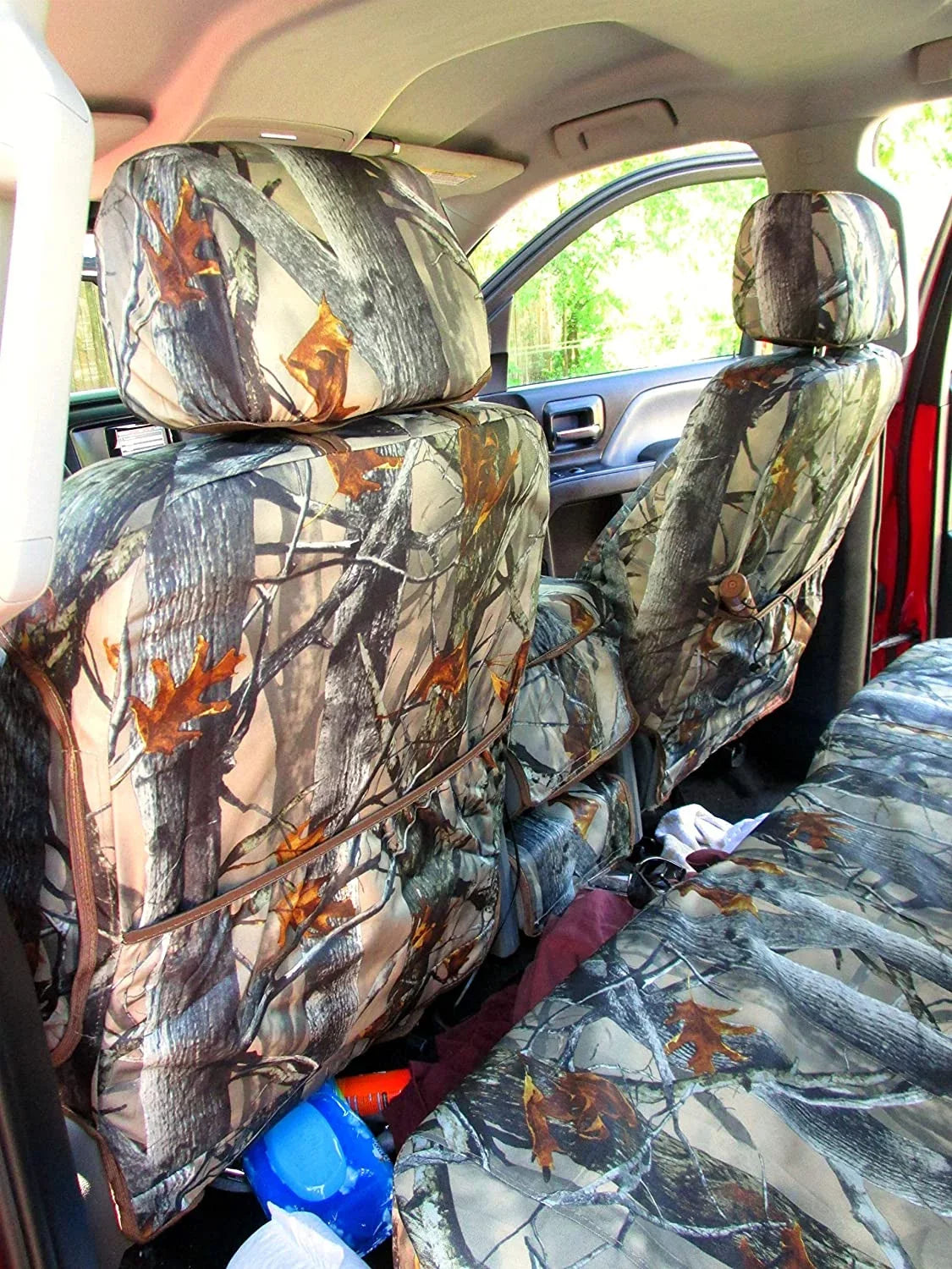 Front Seat Seat C1141 Opening Chevy Non 40/20/40 with Bottom. Opening Bench 2014-2019 In Split 20 Endura Silverado Section and Camo Console Center