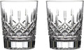 Double 2 Set Crystal Old Of Lismore Fashioned,