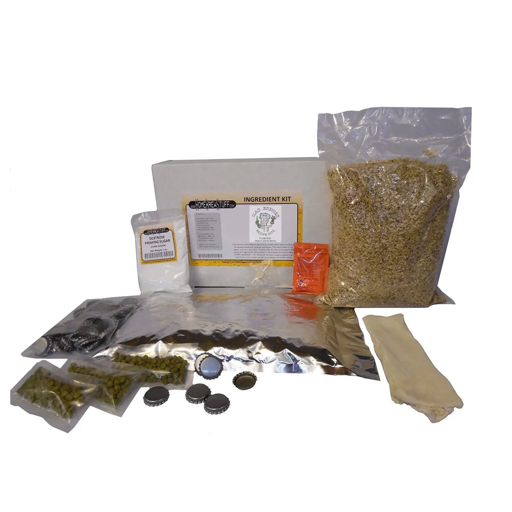 Extract hops Homebrew Malt Beer kit ingredients WHEAT and Recipe AMERICAN