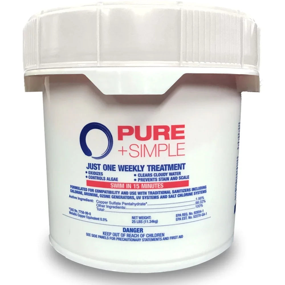 '+ liquid for Pail Pure Pools Weekly LB - Care 10 Swimming Simple