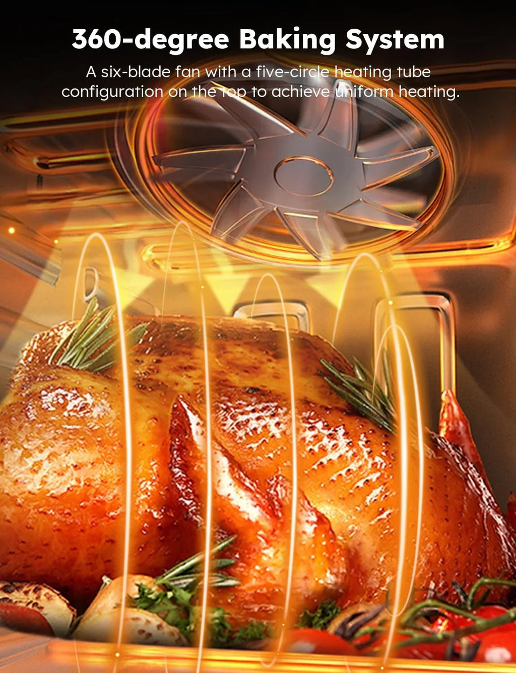 Controls, 15.5Qt 50F-425F HOZO 1800W, Family Rotisserie Thermometer X-Large Temp Integrated Kit, Fryer Smart SS &-Skewer Powerful Oven, dimension, Air Basket Brio
