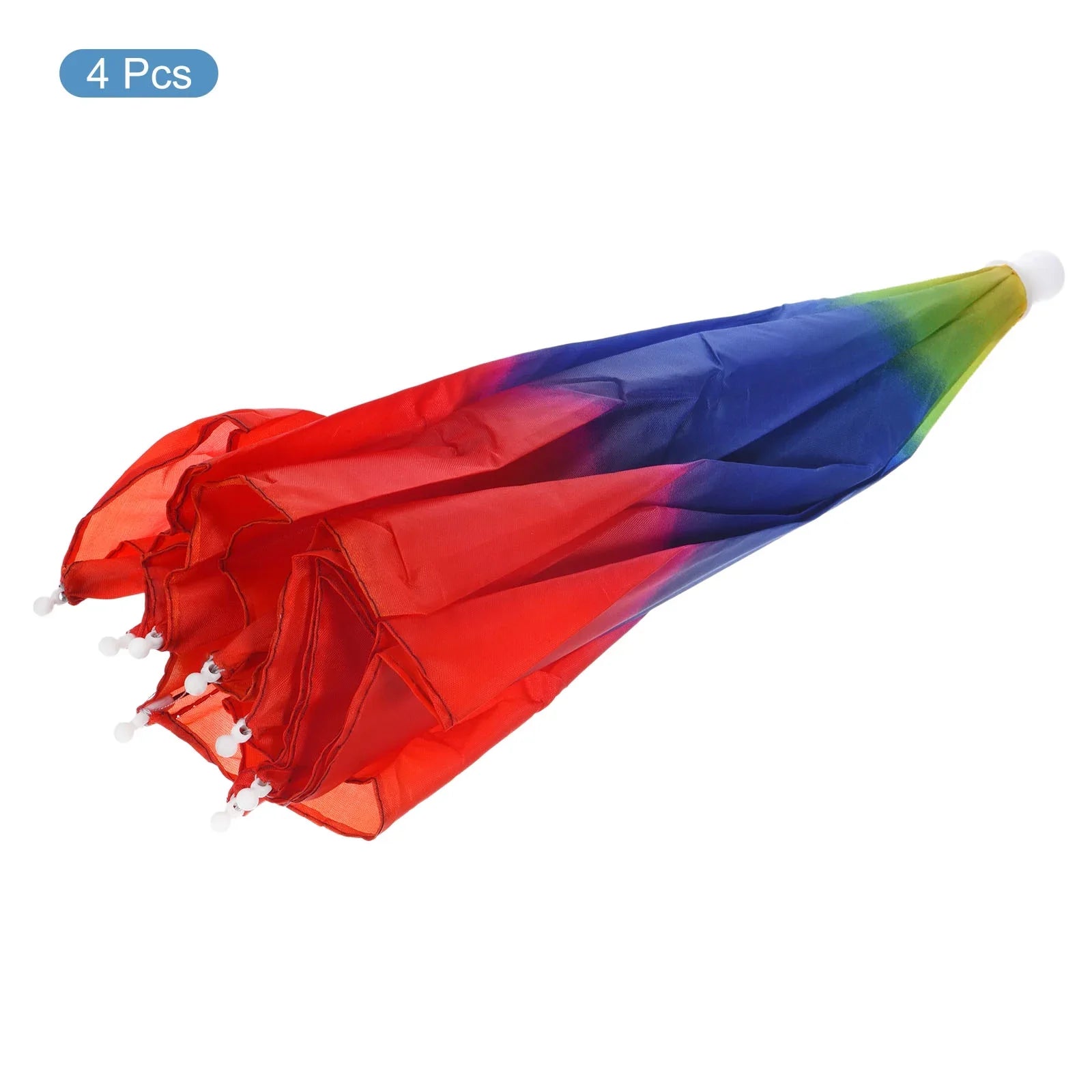 Umbrella Folding Fishing Pack Head Rain Hat Color Sun 20" Rainbow Umbrella 4 Uxcell Cap