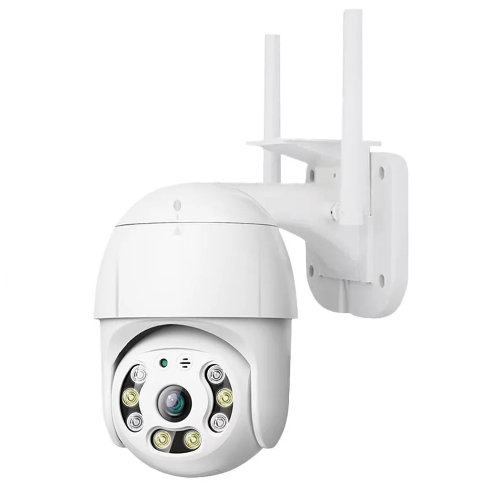 Wireless Alarm, Smart System Remote Waterproof Control Camera Communication, Vision, Rotation, 355° - with WiFi Motion Two-Way Light APP Night Detection, & & Sound Office Home for 1080P Security