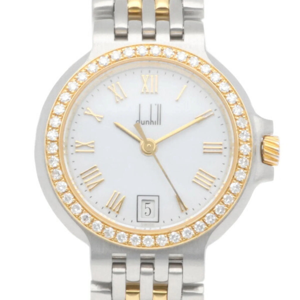 Steel Quartz Stainless Watch Dunhill Elite Women's Pre-Owned (Good)