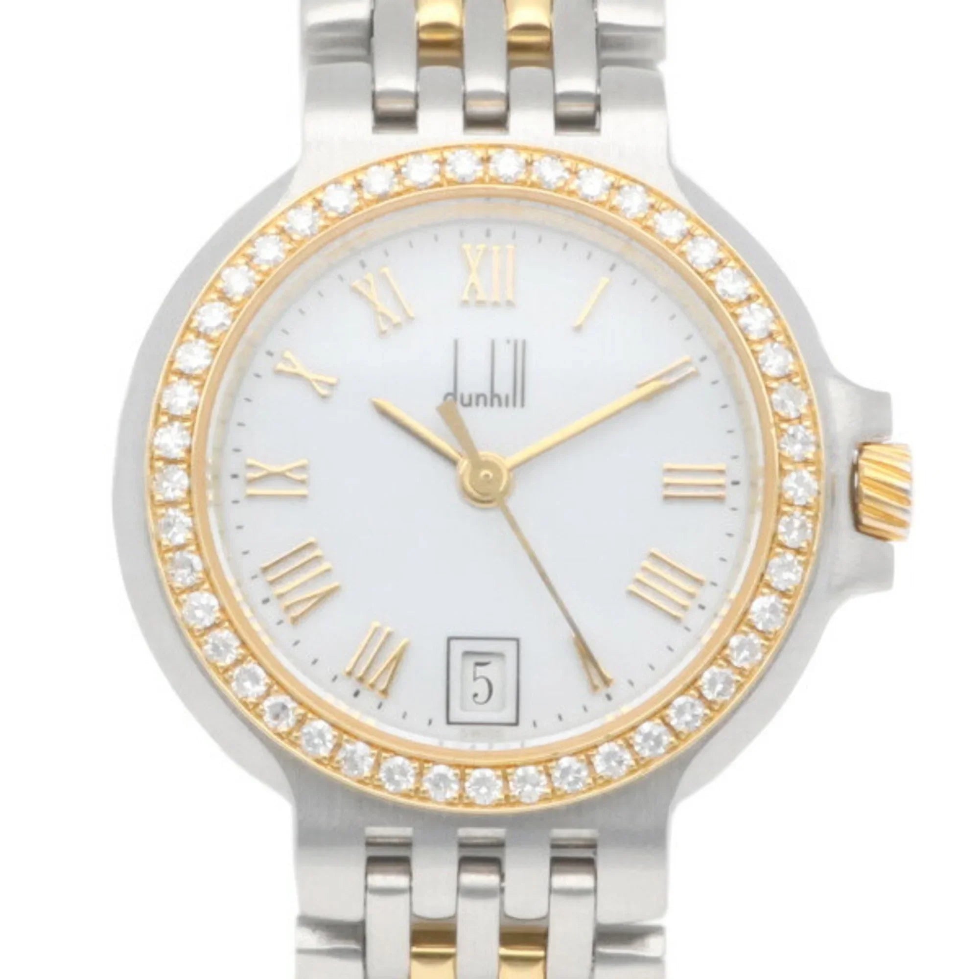 Steel Quartz Stainless Watch Dunhill Elite Women's Pre-Owned (Good)