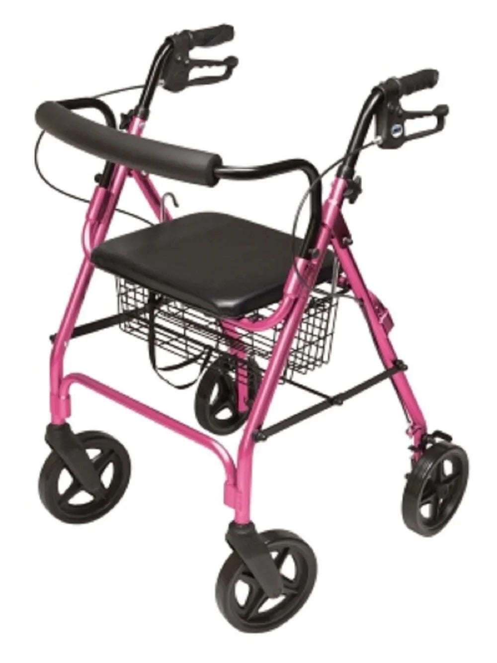 Rollator Contour Walkabout with Deluxe 8" Lumex Wheels Four-Wheel