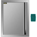 in. x BXGCGMXKSKM17X241V0 Silver 24 BBQ Vevor Access 17 Door,