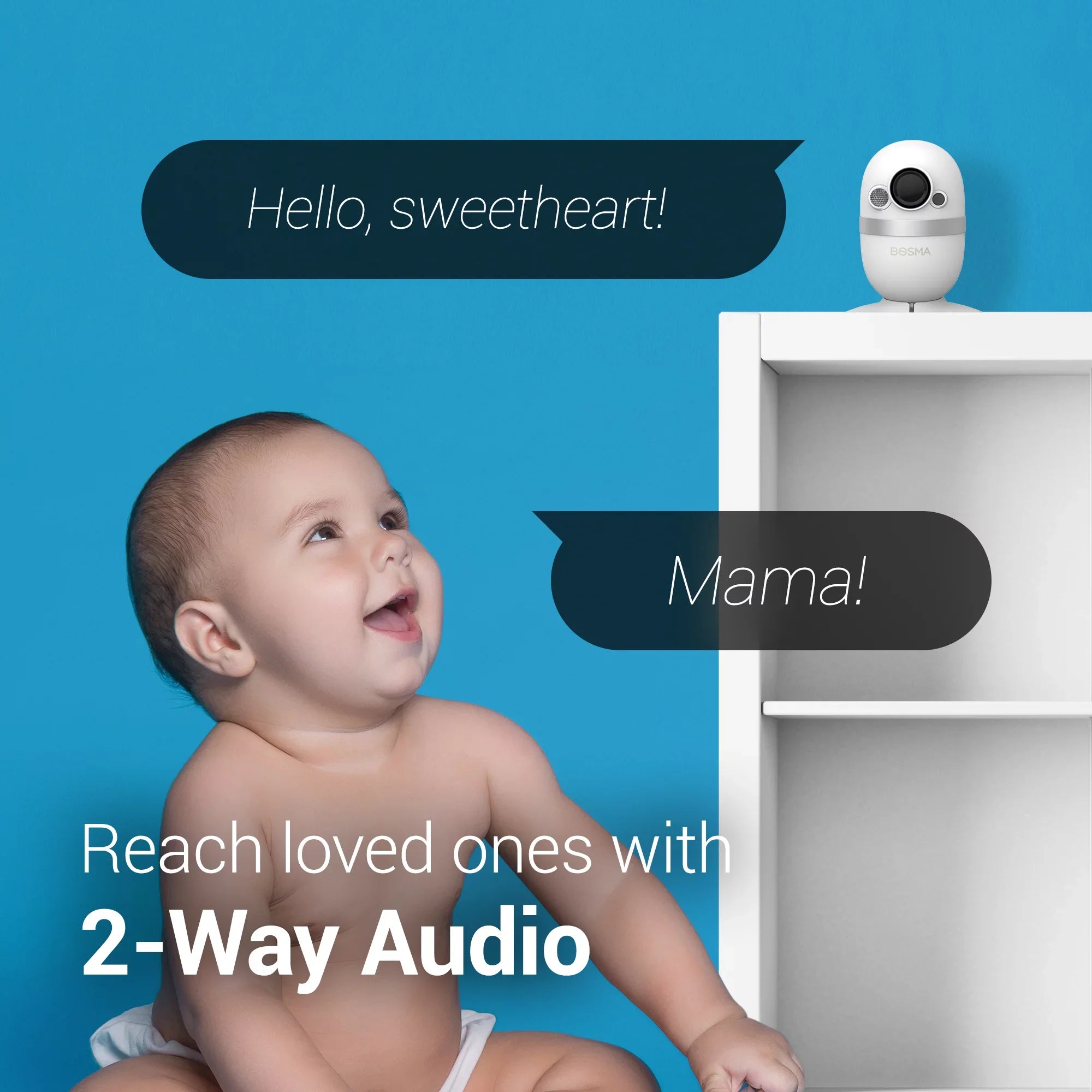 CapsuleCam Night Vision, Free Audio, with Camera 162° Way app, Security Sound HD Super Camera Motion WiFi Wide with Bosma Monitor, Baby 1080p Pro Indoor Color Phone Angle, Storage 2 Detection, Local &