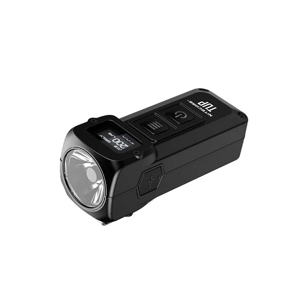 21700 Pocket - 1200 Intelligent Light Tactical LED TUP with Lumens Bundle: NEW Flashlight 1x Value and Rechargeable Battery Nitecore NL2140 4000mAh Nitecore P12