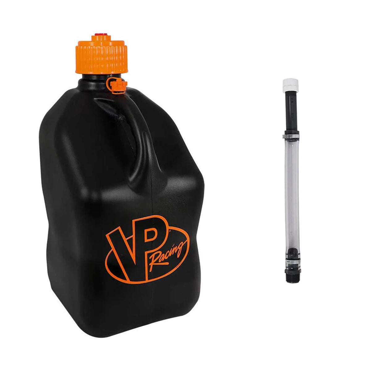 VP Inch Racing Fuels Utility and and Hose, 14 5.5 Gallon Black Jug Orange