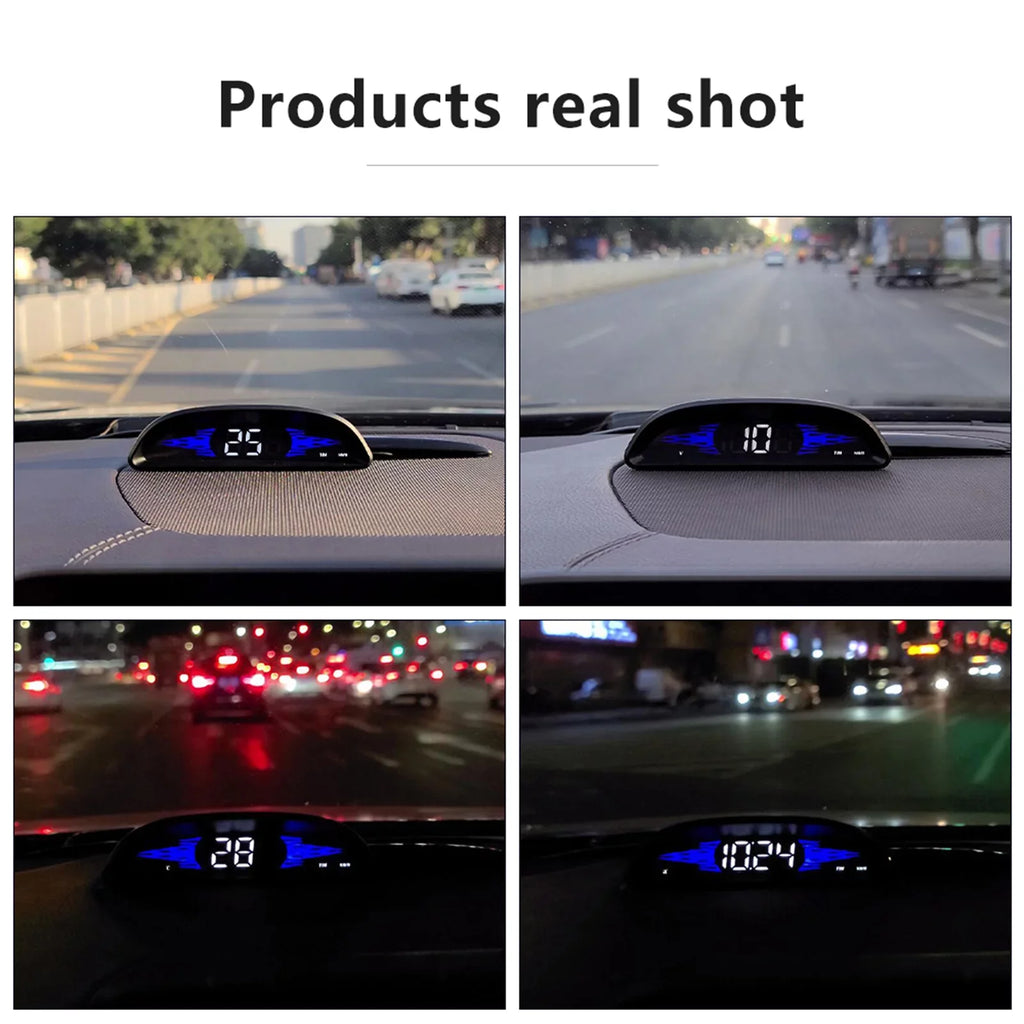 for Detector Diagnostic Speedometer Display, Car Improved Driving B2 Safety Multi-Functions Head-Up Nebublu