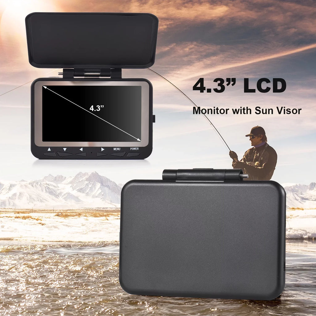 Vision Fishing Underwater Fishing Finder Night Fish Camera 1200TVL Camera Ice Boat for IR Arealer 4.3'' LED 15M/30M LCD8PCS