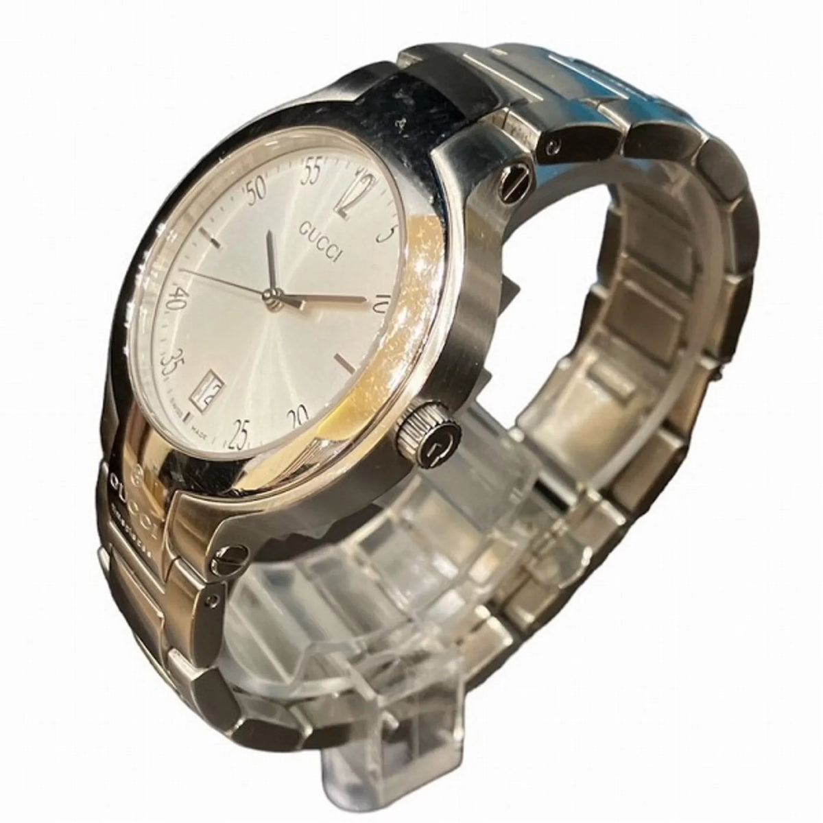 silver (Good) ladies Pre-Owned quartz 8900M watch