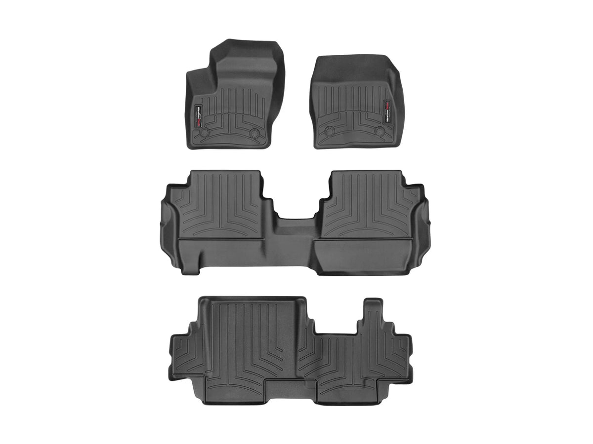 3rd Complete Custom with WeatherTech compatible Row), 2nd, Black Connect (1st, Transit FloorLiners Fit Set 2018-2023 & -