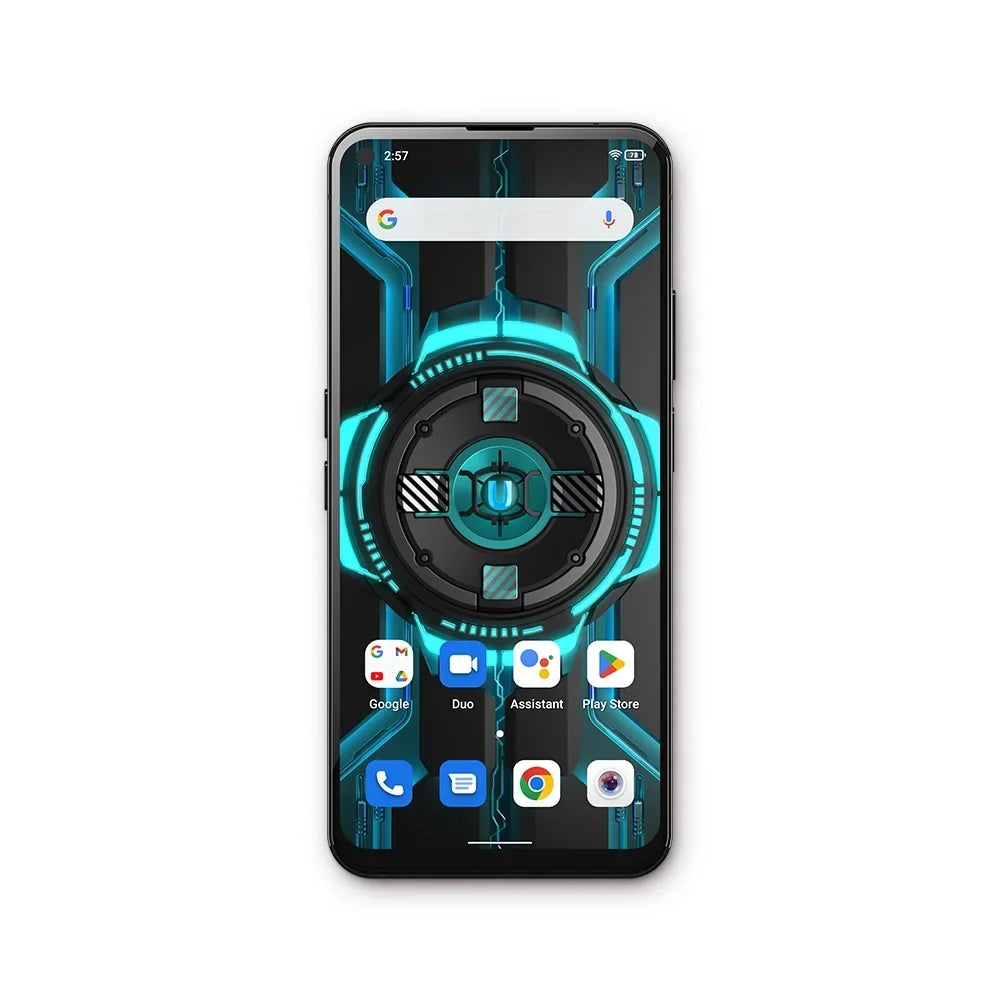 '- 5000 LED Unihertz 12 4G Light, Fast Industrial mAh Android Luna NFC, Transparent Back Camera, Charging, Design and Unlocked Battery with Colorful Smartphone (Black) Smartphone, 108MP