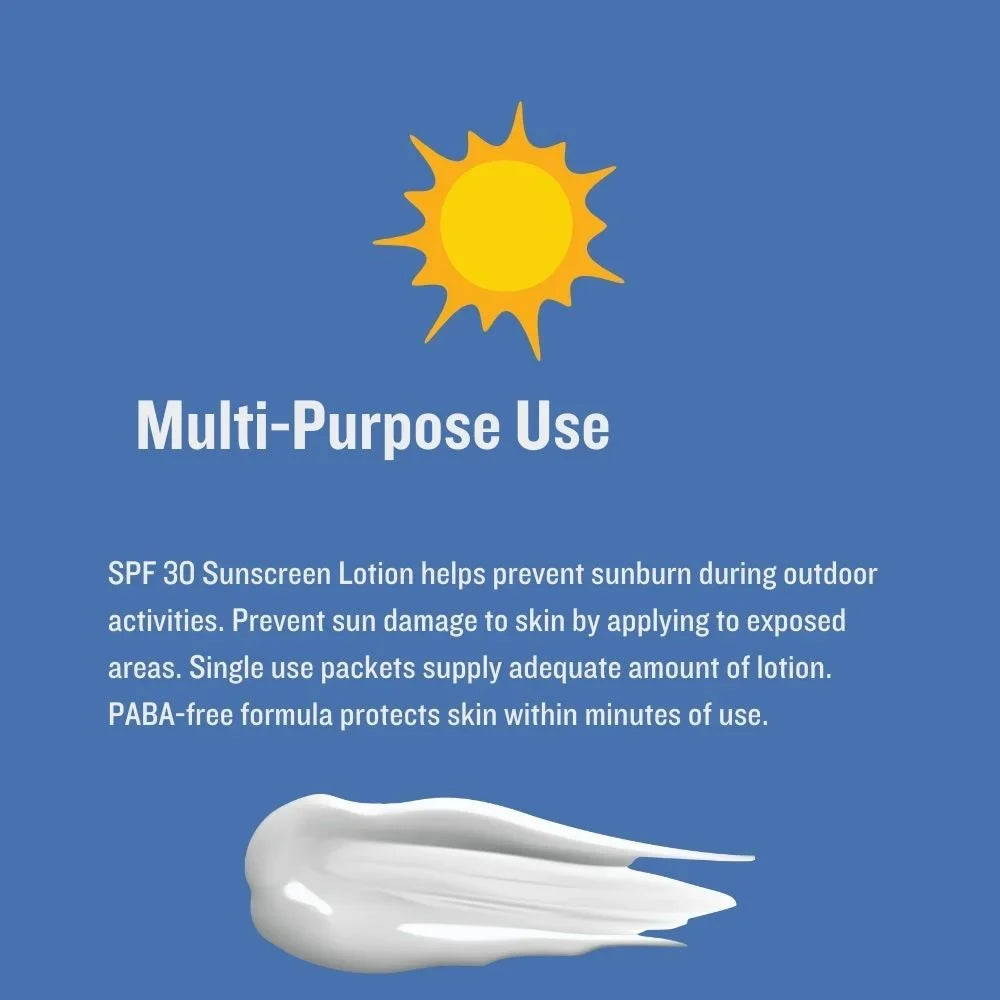 Packets (MS-84250) SPF mg 3.5 - 30 Lotion 100 - Sunscreen formula Safetec PABA-free