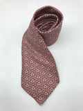 Pre-Owned Men's Red Tie Printed Hermes Silk