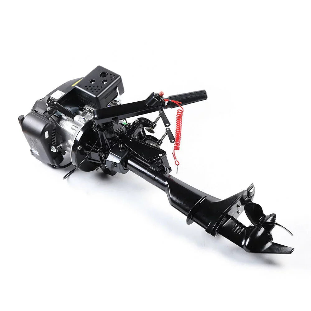Boat Motor 6HP Outboard Boat Cooling Engine Air System Miumaeov Motor Stroke Fishing 4