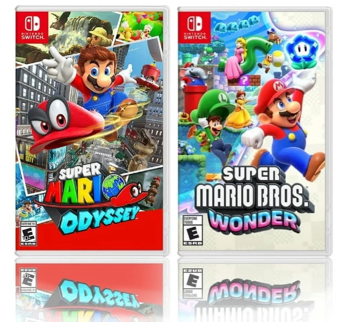 Game Wonder Nintendo Pack Bros. Mario Odyssey Switch Super Bundle - - Mario + Physical Two [2] Super