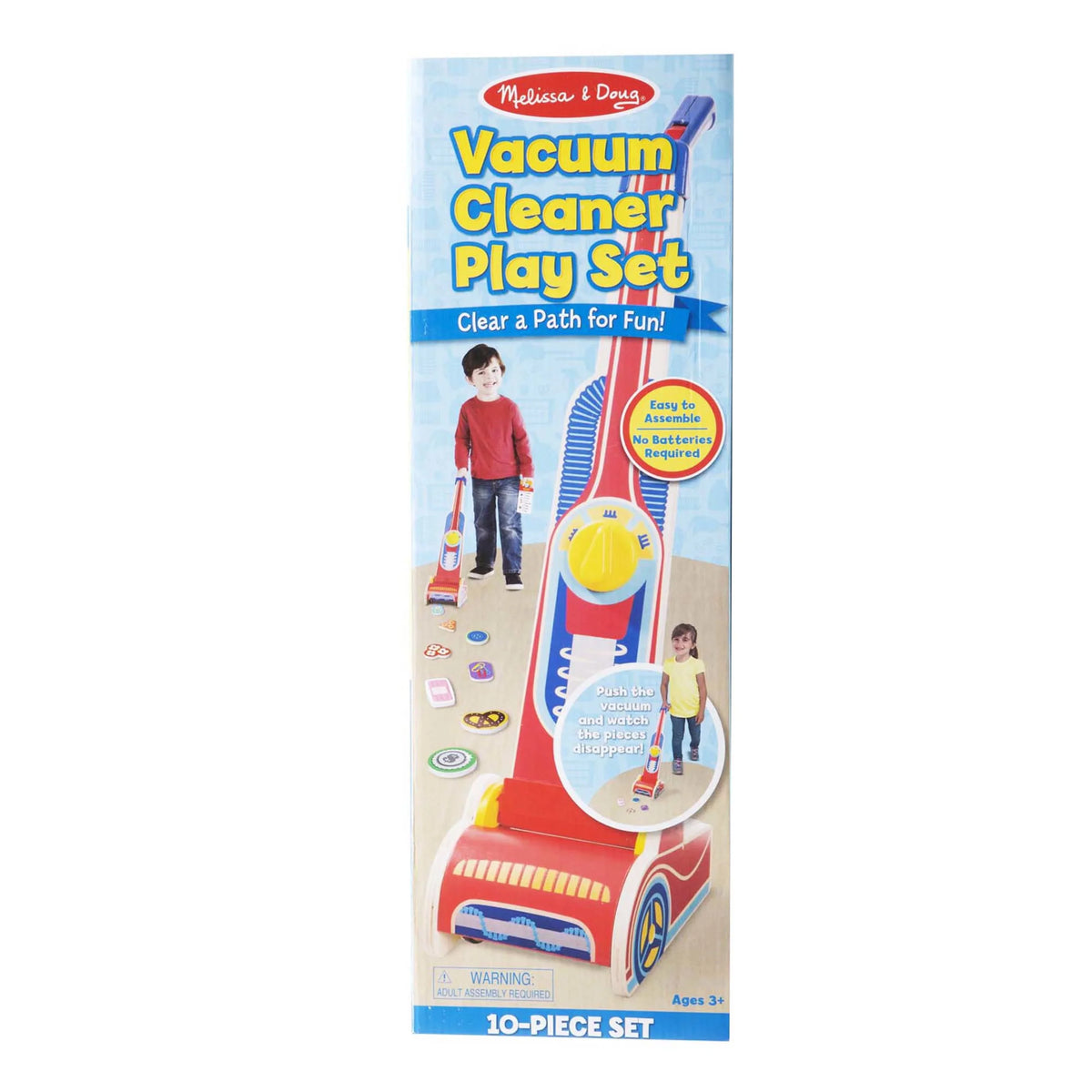 Doug Set Vacuum Wooden (10 & Play Melissa Cleaner pcs)