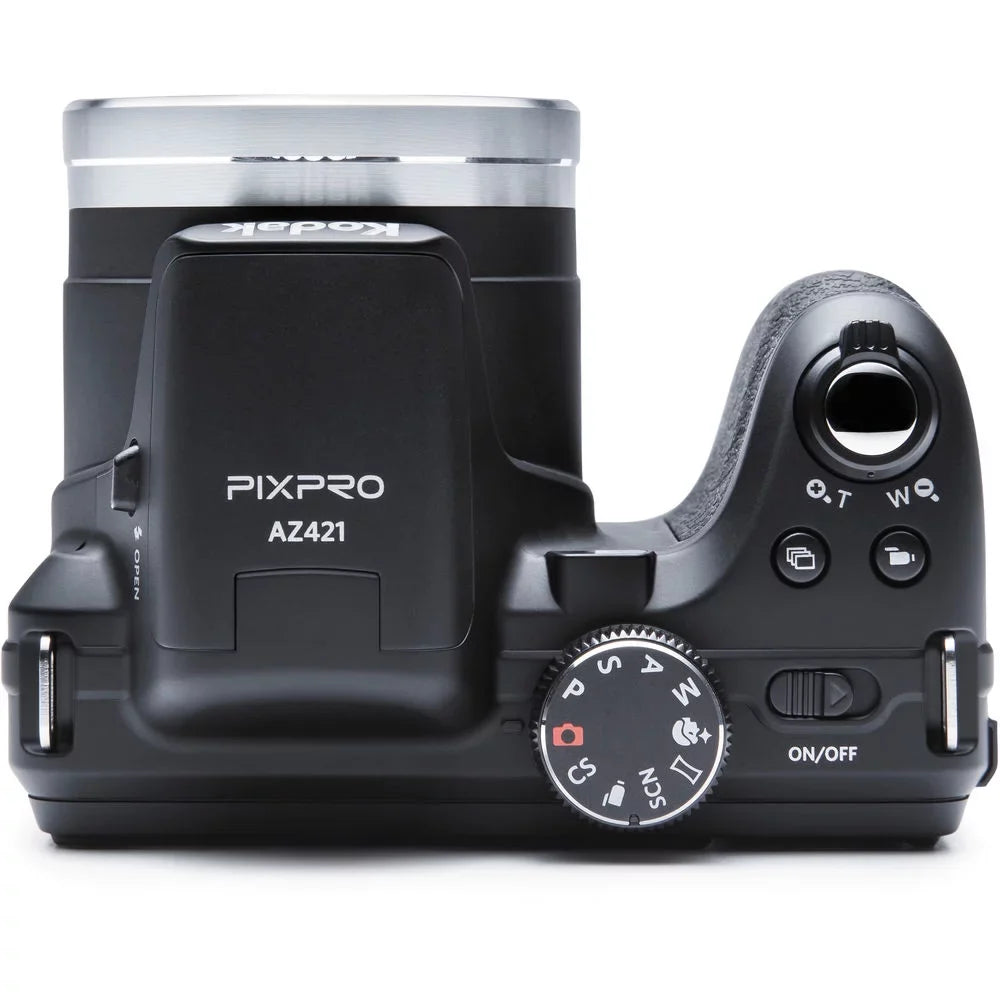 '- Kit AZ421 Camera + 1 Kodak Warranty PIXPRO + Digital Yr 64GB Tripod (Black)