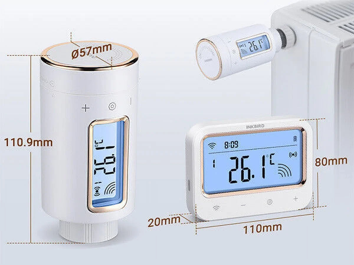 Thermostatic Intelligent Smart Controller Inkbird WiFi Digital Radiator Valve Gateway