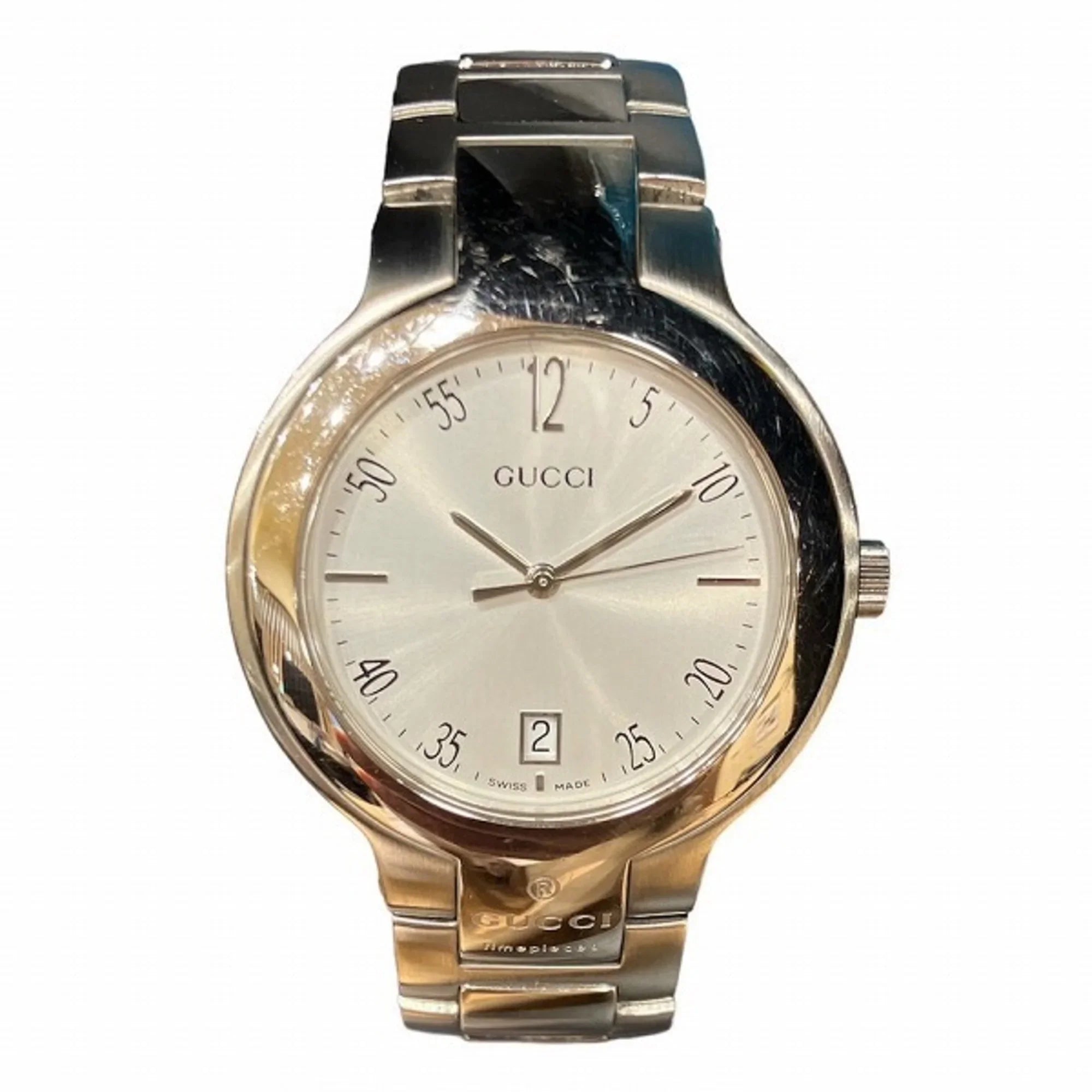 silver (Good) ladies Pre-Owned quartz 8900M watch