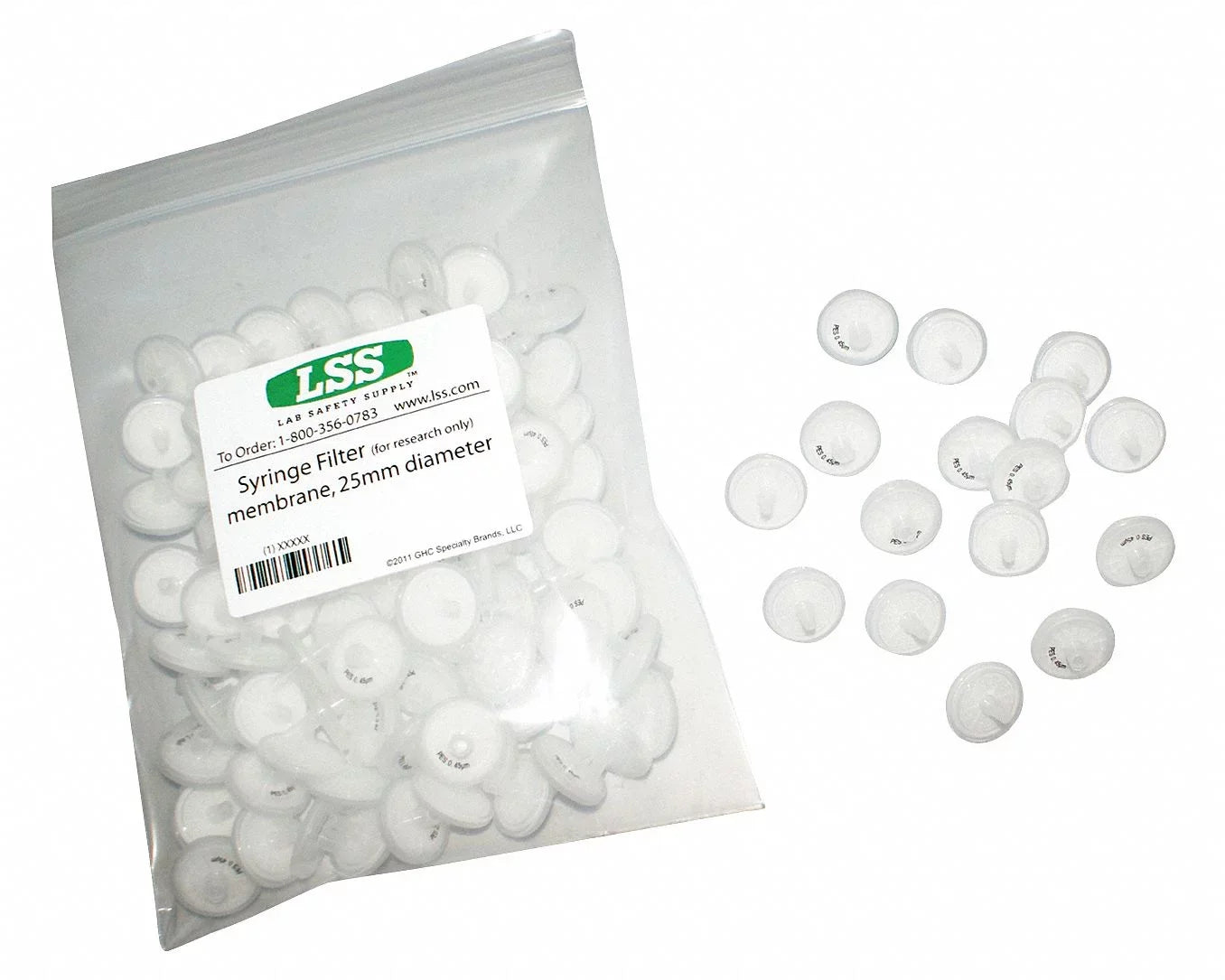 Dia,10 mm 12K962 Labexact mL,PK100 Filter,13 Syringe
