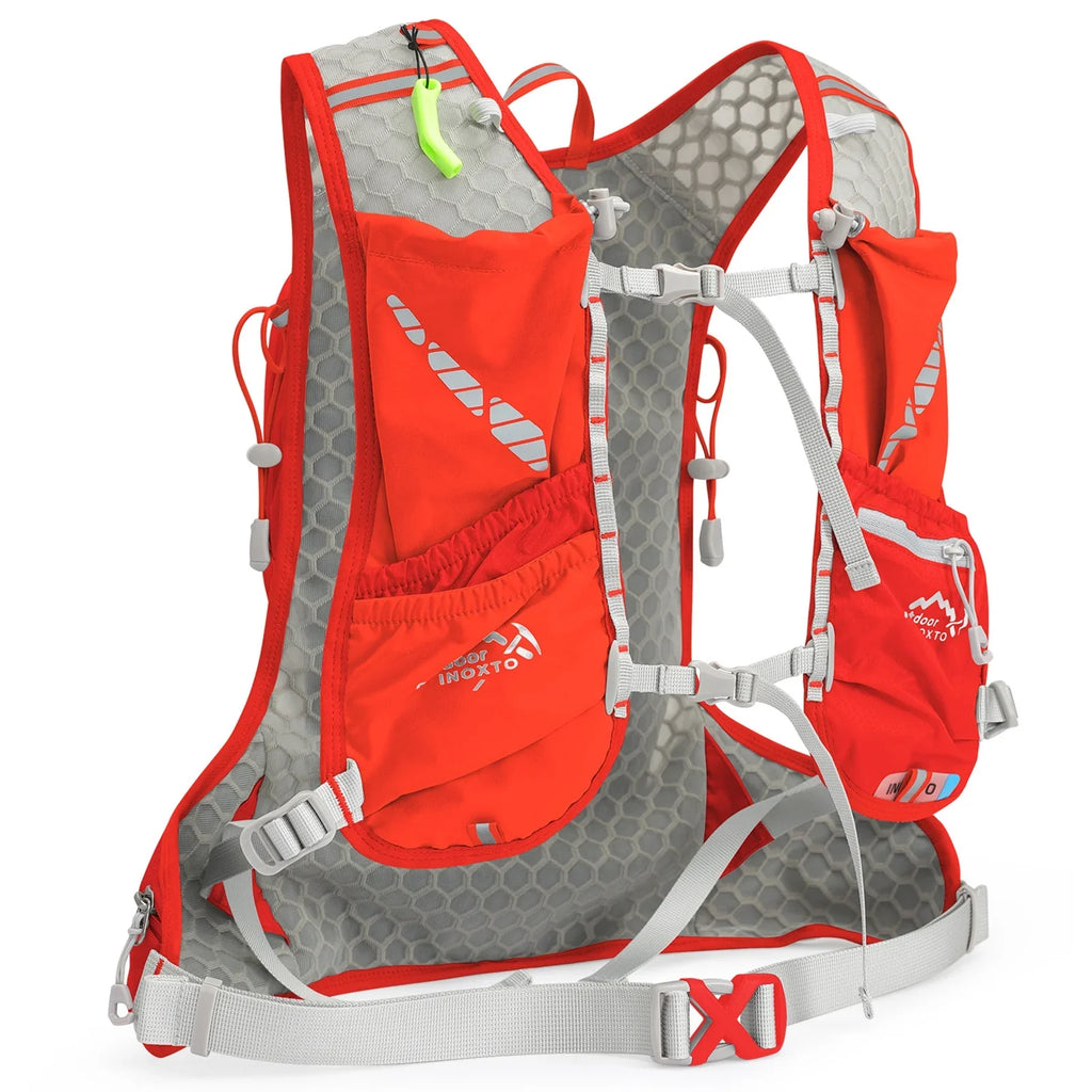 Capacity Store liquid Dcenta's Loading Bottle, in and 12L Backpack Versatile More Hydration Cellphone,