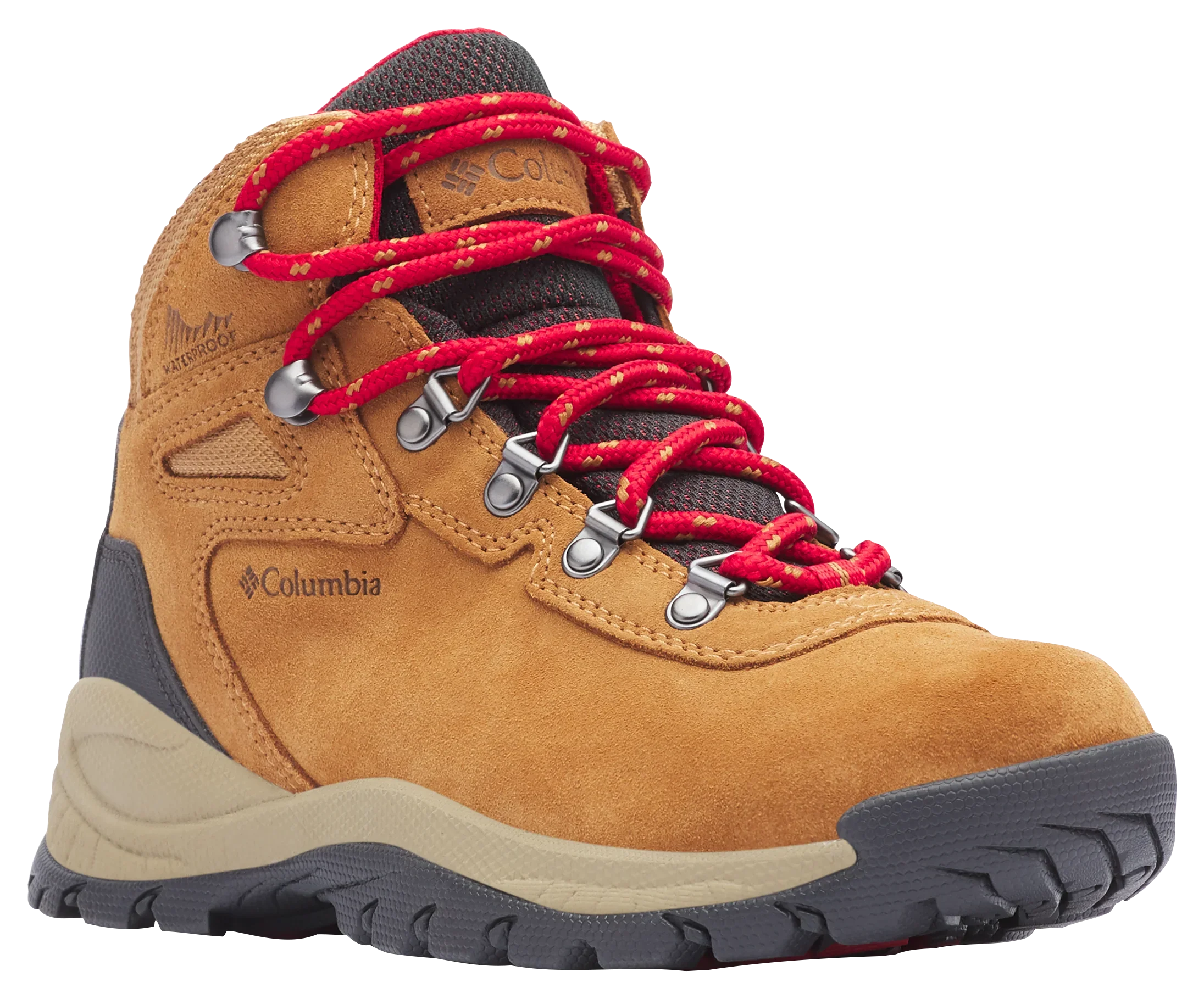 Columbia Newton Waterproof Amped - Boots Hiking Elk/Mountain Ladies Ridge for - 10W Red