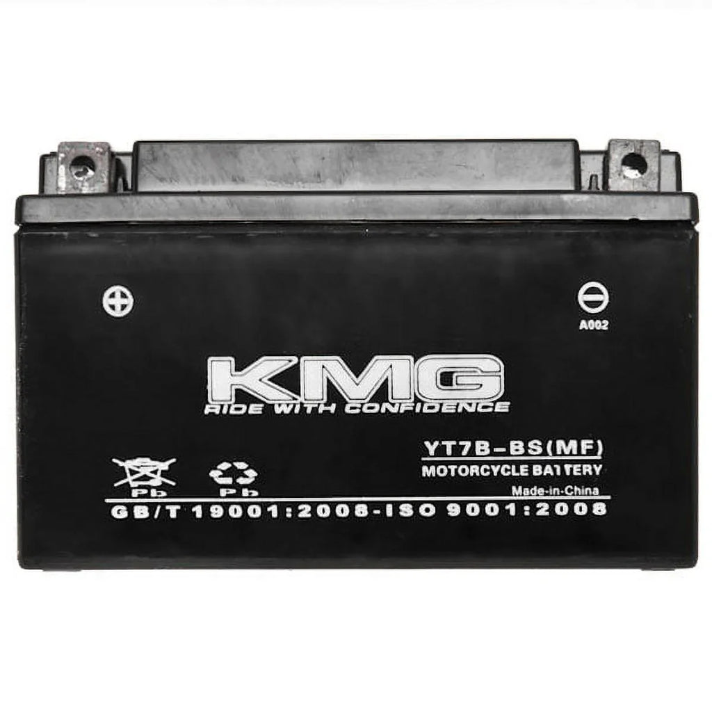 ATV 12V Powersport Maintenance Scooter Replacement Performance Motorcycle Battery High SMF Sealed KMG YT7B-BS OEM Free