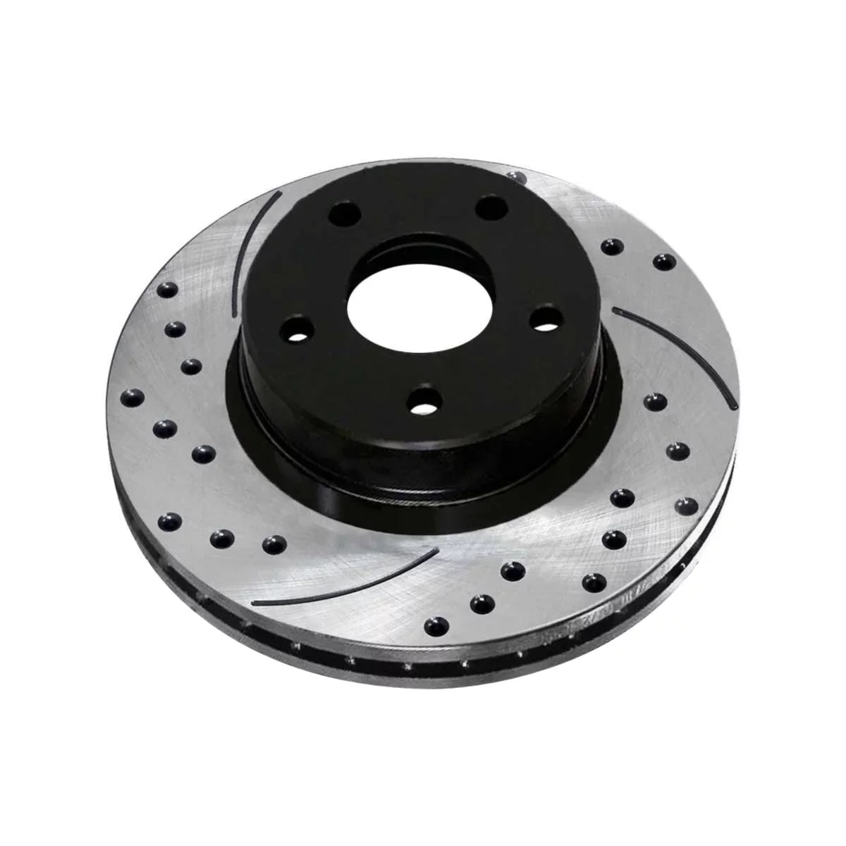 Set Patriot for Replacement PR63040PR63038 Jeep Caliber 2008-2014 Slotted 2007-2012 Rear 200 V6 AutoShack 4 Black Compass Dodge 2007-2017 of Drilled Sebring and Avenger FWD Brake Front Rotors Chrysler