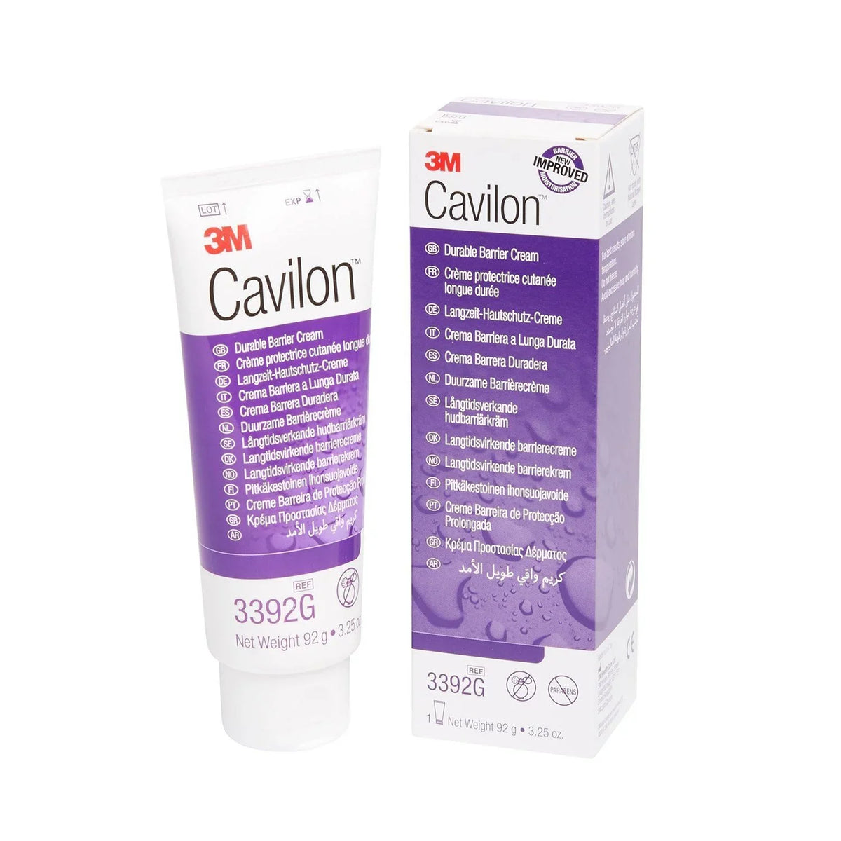 of Dimethicone Cream Pack 3.25 oz 6 Barrier Protectant Cavilon Durable Skin