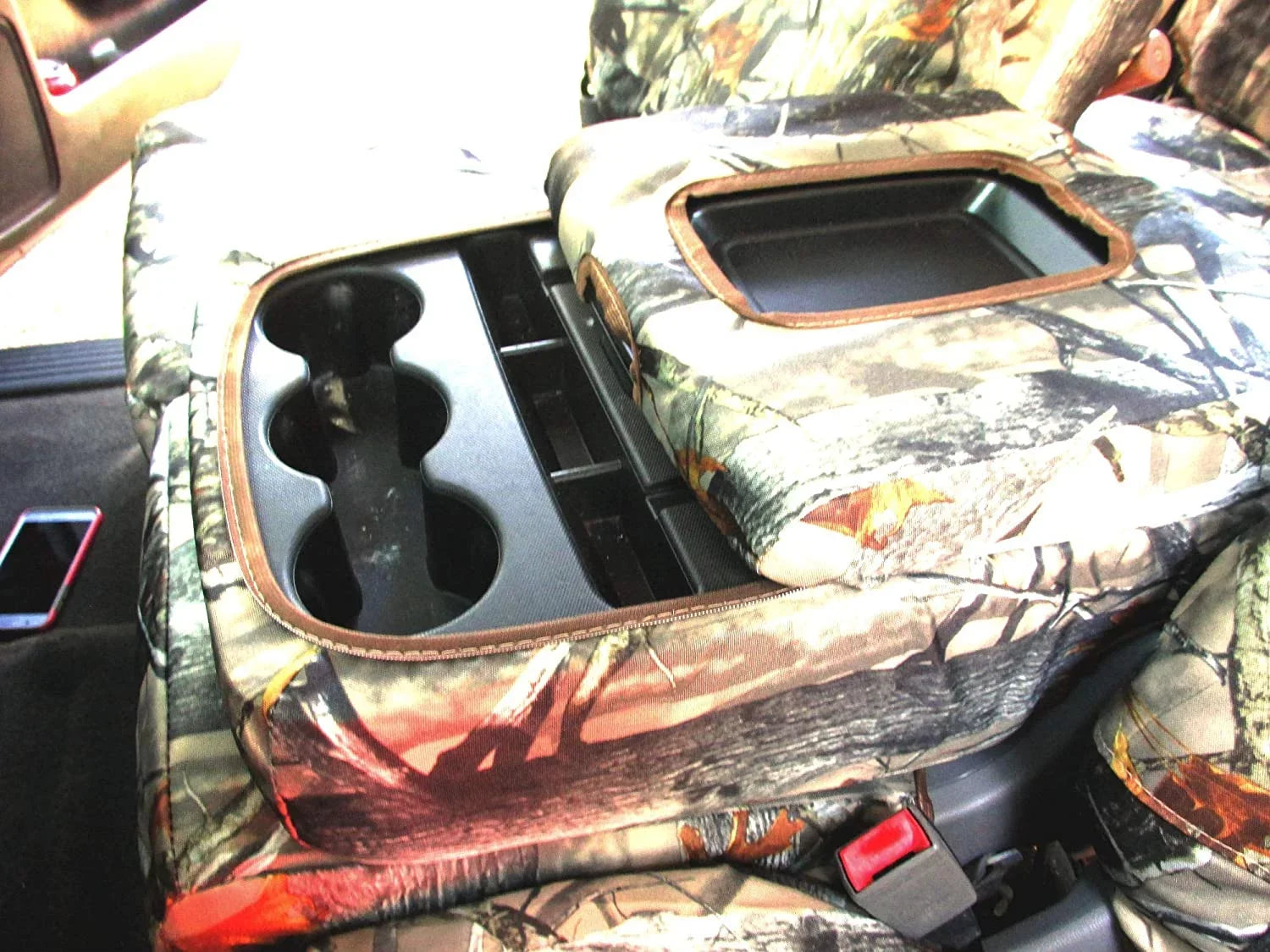 Front Seat Seat C1141 Opening Chevy Non 40/20/40 with Bottom. Opening Bench 2014-2019 In Split 20 Endura Silverado Section and Camo Console Center