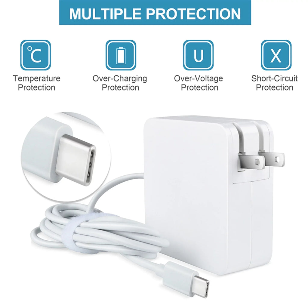 PSU AC Laptop 65W Compatible 2-in-1 Replacement Charger for White P82G003 XPS BOO Adapter 7390 Type-C USB 13 KONKIN