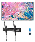 TV's Cleaner Dual and Walts Series TV 43"-90" (2022) LED Large for Large/Extra Kit Class Smart 43-Inch Q60B Quantum Screen QLED Tilt HDR Mount TV 4K Walts with - UHD a
