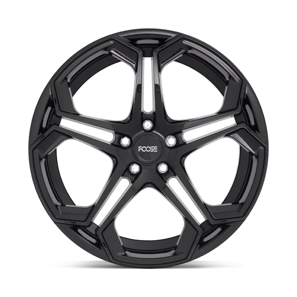 Foose Black Rim Finish, 20X9in F169 Gloss 1PC Aluminum IMPALA F169209031+38