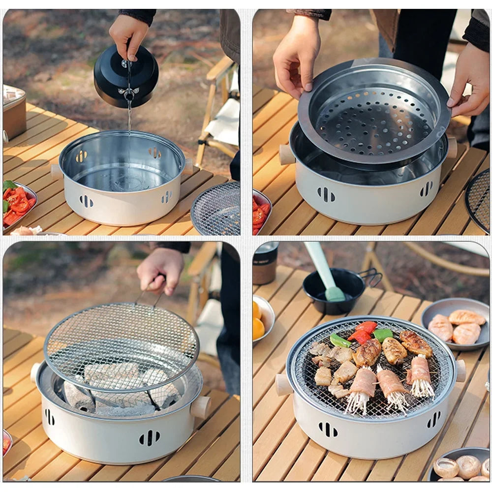 Grill Cooking Ideal BBQ Charcoal Barbecue Portable Stove Dcenta Camping for