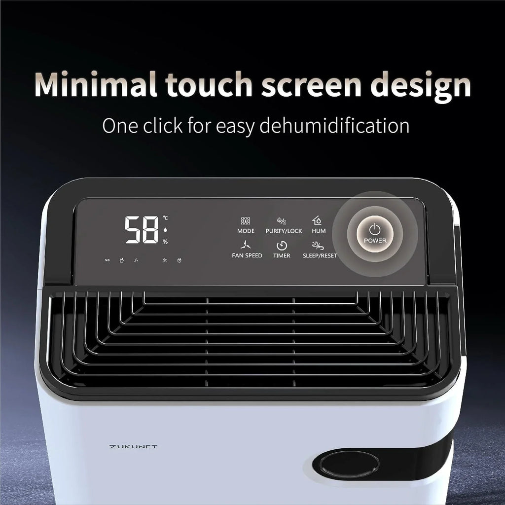 Commercial Tank,Auto Pint,Large Lock,Energy SqFt liquid Humidity Dehumidifier Dehumidifiers 50 Moisture Modes,Household Home Saving,3 LED Off,Child Basements,Bathroom Control,4500 for Quiet