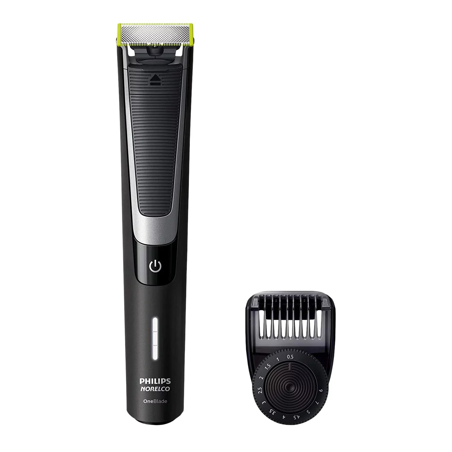 QP6510 Norelco Electric + Black OneBlade pieces Trimmer 3