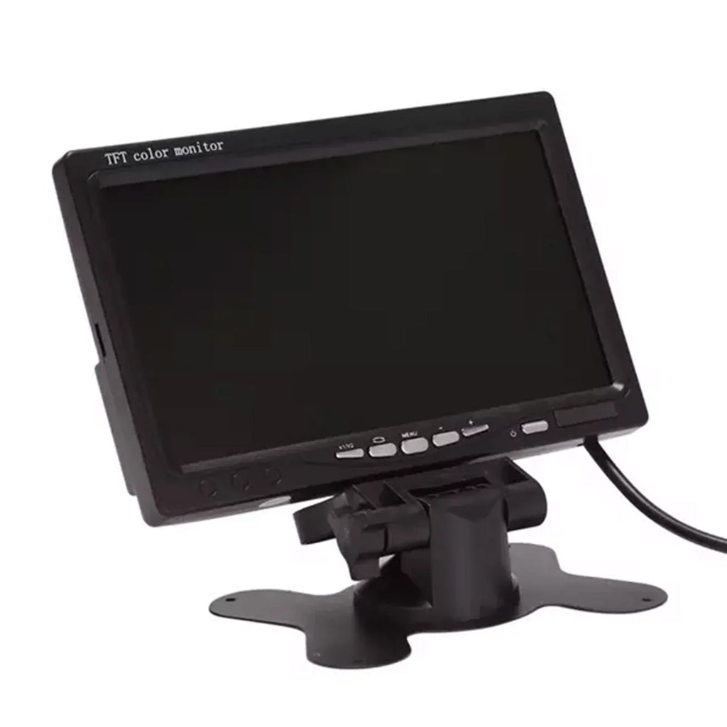 Screen Trucks 1024x600 RV Camera Bus Car Rear View Inch 7 HD Monitor HD Display Reverse Trailer AV For TFT Display Built-in Input Monitor Speaker Backup Screen