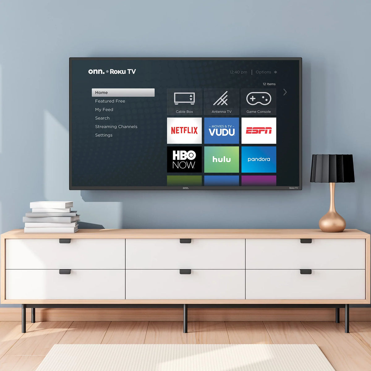 onn. LED TV FHD Class Smart (100005395) 1080p 40" Roku