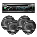 DIN Alexa, Speakers Bluetooth, 3-way Pioneer 6-1/2" - Android/iPhone Controls 2 including Amazon and - DEH-S6220BS Coaxial Pioneer Single of with TS-A652F Pairs