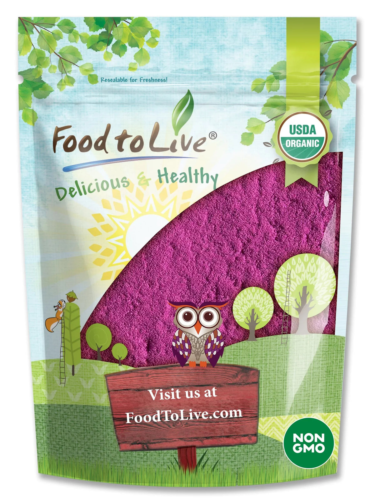 Pounds to 2 — Vegan, — Organic by Black Currant Non-GMO, Kosher Raw, Live Food Powder,