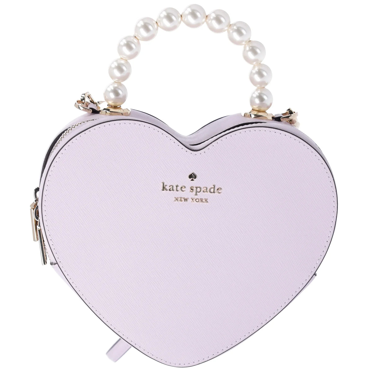 Crossbody Pearl Purse Moonlight Leather Spade Heart Kate Love Lilac Shack KF516